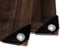 etm Fabric Tarpaulin for Outdoor, Garden, Trailer and Much More, Tarp with Metal Eyelets, Weatherproof Protective Weatherproof Tarpaulin, UV Resistant (Brown, 2 x 3 m - 140 g/m²)