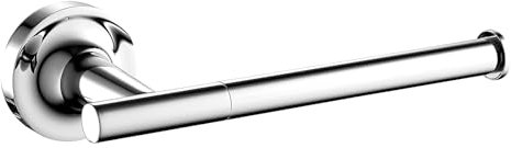 JASSFERRY Porte-Papier Toilette Mural avec Support Rond en Chrome Poli pour Salle de Bain et Accessoires de Cuisine (Horizontale)