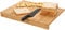 Vencier Counter Edge Premium Bamboo Chopping Board Best for Meat, Vegetable and Cheese Secure Durability and Strength 100% Natural Durable Bamboo