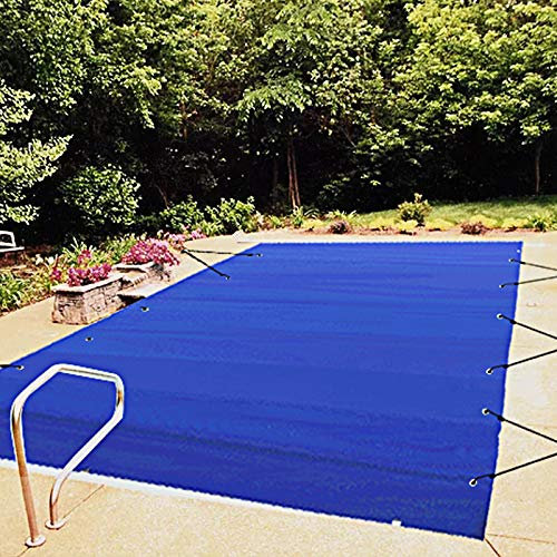 VEVOR Abdeckplane für Pool, Winter, Blau, PVC, 650 – 680 g/m², Solarabdeckung, rechteckig, 4 m x 8 m, engmaschig, für Schwimmbäder im Haus, Garten, Hotel, Ingenieurwesen