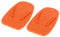 F FIERCE CYCLE 2pcs Motorcycle Kickstand Support Pad Side Stand Pad Orange