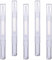 5 Stück 3 ml Transparent Twist Stift Pen Leerer Nagelöl Pen mit Pinsel Nachfüllbar Kosmetische Container für Lipgloss Zähne Whitening Liquid