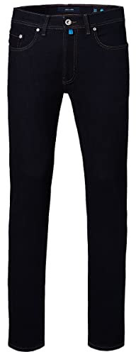 Pierre Cardin Herren 5-Pocket Lyon Tapered Jeans, Blue/Black Stonewash, 42W / 34L