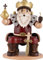 Zeidler Holzkunst Räuchermännchen König - 21 cm