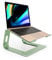 Cenawin Laptop Stand, Ergonomic Aluminum Laptop Mount, Detachable Laptop Riser, Notebook Holder Stand, Compatible with MacBook Pro/Air HP Lenovo Samsung Dell, All 10-17.3 Laptops (Apple Green)