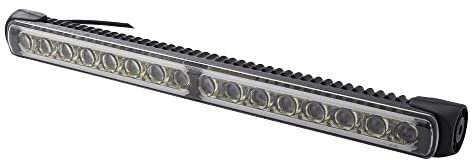 HELLA 1FJ 958 140-001 LED-Fernscheinwerfer - Light Bar LB470 PO - 24/12V - rechteckig - Referenzzahl: 25 - Anbau - glasklare Streuscheibe - Lichtscheibenfarbe: glasklar - Kabel: 2500mm - links/rechts