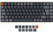 Keychron K3 Ultra-Slim Hot Swappable RGB Backlit Wireless Bluetooth/Wired USB Mechanical Keyboard, 75% ISO-UK-Layout Low-Profile Optical Brown Switch 84 Keys Gaming Keyboard for Mac Windows-Version 2