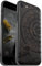 Carveit für iPhone SE 2022 Handyhülle, iPhone SE 2020 Cover, iPhone 8 hülle iPhone 7 Hull [Echt Holz Back and Soft Silicone TPU Edge] Stilvolle Aussehen Hülle（Schwarzholz-Kompass Waves）