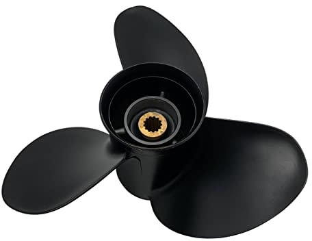 SLEIPNIR Bootspropeller 13 1/4x17 für Suzuki Außenborder DF60 70 DT75 115 140 3 Blatt Aluminium 13 Zähne OEM Nr.: 58100-94512-019 13.25x17