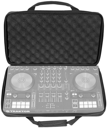Walkasse W-MCB-S4MK3 Valigia DJ EVA NI Traktor KONTROL S4MK3 nera (Shoulder Bag), Nero, De mano, Valigia EVA Hardcase