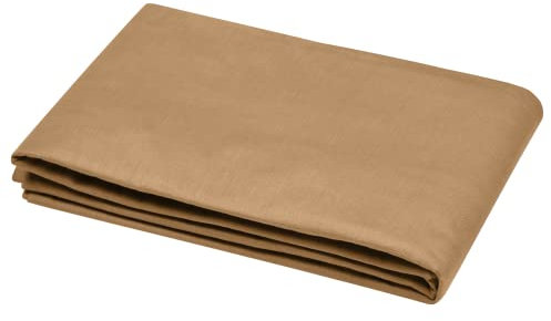 STOF - Housse de Couette - 200x200 cm - 100% Coton certifié Oeko-Tex - Couleur Curry -Modèle Eden - Linge de Lit pour Maison - Doux et Confortable - Idéal lit Double Standard - 2 Personnes