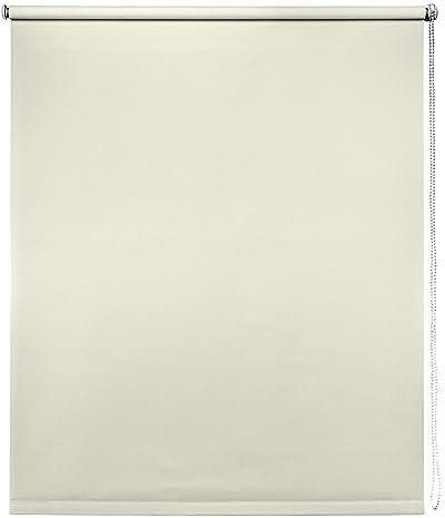 Thermal Blackout Blinds, Cream 160cm (62.99), 165cm Drop - Blackout Roller Blinds For Inside and Outside Recess Fitting - Window Blinds of Multiple Colours and Sizes by New Edge Blinds