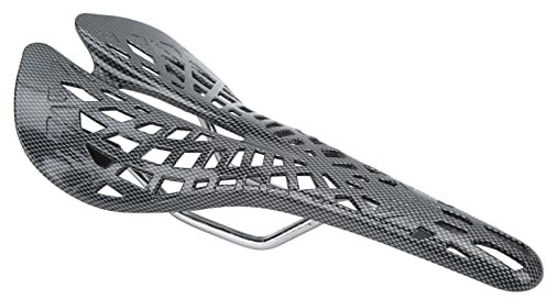 Fahrrad Hohlsitzsattel, Carbonfaser Ergonomisch Atmungsaktiv Ultraleicht Hohler Fahrradsattel für Radfahren