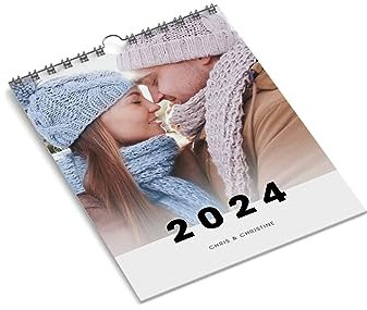 Wandkalender 2024 gestalten | DIN A4 | personalisiert mit eigenen Fotos | Love | Liebe | 13 Seiten | Bastelkalender | Kreativ-Kalender | Fotokalender | Kalender | Hochformat