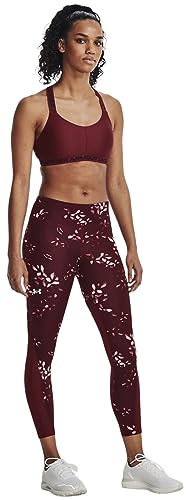 Under Armour Damen UA Mileage Ankle Super Light Heat Gear Tights Leggings Burgunderrot Style #:1373484 Medium M, Rot/Ausflug, einfarbig (Getaway Solids)