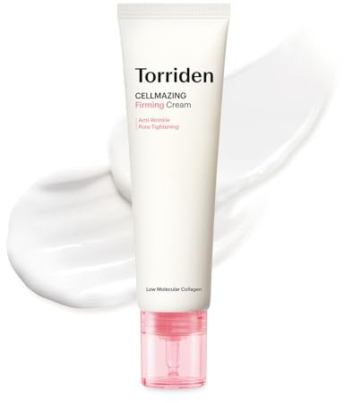 Torriden CELLMAZING Kollagen Straffungscreme 60ml (2,02 fl.oz.) | Gegen erschlaffte Poren und Falten | Mit 5D Kollagen-Komplex, Aminosäure-Komplex und Peptiden