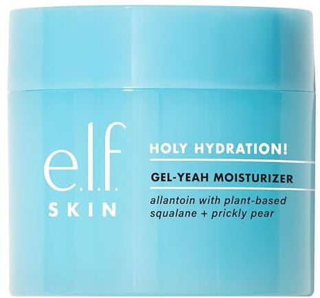 e.l.f. SKIN Holy Hydration! Gel-Yeah Feuchtigkeitscreme, Leichte Feuchtigkeitscreme Für Pralle, Feuchtigkeitsspendende Haut, Mit Squalan, Vegan & Tierversuchsfrei
