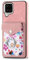 YKTO Clapet Housse Etui Smartphone Rabat pour Samsung Galaxy A12 4G Coque,Rétro Flip Case Housse avec 7 Porte Carte Courroie Poignet Bouton Magnétique Etui Telephone Cuir PU Portefeuille,Rose