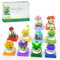 BAKA Succulents Flowers Building Sets - 10 Artificial Plants Bonsai for Adults, Home Decor Accessory, Birthday Gift Idea for Her, Him, Wife or Husband （843 Pieces）