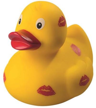 Küss mich - Liebesente - Quietscheente - Badeente - ca. 8 cm - Valentinstag Liebe