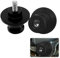 Motorrad Cnc Montageständer Racingadapter Bobbins Ständer Cnc Schwingenschutz Set 2 Stück M8 Ständeraufnahme Für Motorräder Aluminium Racingadapter 8mm Heckständer Spulen Schwarz Eloxiert Universelle