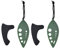 Herb Stripper Tool, 9 Holes Stainless Steel Herb Chopper Herb Scissors Herb Scissors Herb Drying Rack Ginger Peeler Kitchen Tool for Kale, Chard