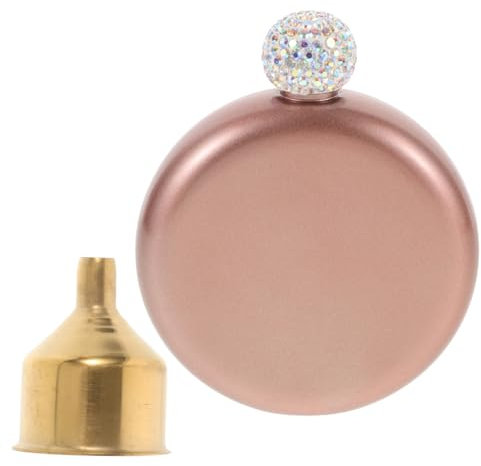 Cabilock Petaca Térmica Inoxidable para Licor para Camping Pesca Senderismo Picnic