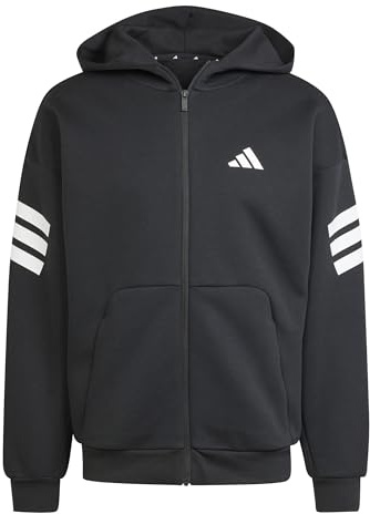 adidas Herren Future Icons Three Stripes Full-Zip Hoodie Kapuzen-Oberteil (1er Pack)
