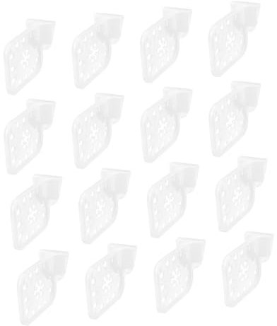 Ciieeo 25pcs Plastic Refrigerator Divider Fridge Side Door Separator Classification Clip for Shelf Organizer