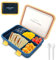 SEPSCO Brotdose Kinder mit Fächern, 1.5L Bento Box Auslaufsicher Lunchbox Brotbox mit 6 Trennfächern & Besteckset Snackbox Jausenbox für Mädchen Jungen Kindergarten Schule Mikrowelle/spülmaschinenfest