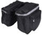Home Markt24 Sacoche de vélo pour porte-bagages, 45 l, double sacoche étanche, pour l'arrière, 37 x 30 x 26 cm, noire, avec poches à fermeture éclair