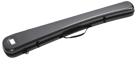 Fafeicy Carbon Faser -Cello -Bogenfall -Stoßdämpfer Harte Schale mit Einstellbarer Schlinge für Violin -Bratsche Bassbögen