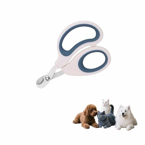 Professional Pet Nail Clipper for Cats, Dogs, Small Animals - Stainless Steel Sharp Trimmer | Quick, Clean, Painless Cutting | Mirror Polished Grooming Tool for Kittens, Puppies & More (Dark green)