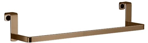 Gedy Tosca Handtuchhalter für Badezimmer, Handtuchhalter ohne Bohren, Edelstahl, Roségold, 37 x 8,5 x 6,5 cm