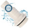 Duraol Raccord de tuyau en PVC I Raccord de tuyau avec joint torique & filetage extérieur 1 1/2 I Adaptateur pour conduite de Ø 32-38mm I Pièces de rechange I Accessoire de piscine