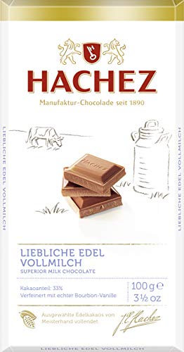 Hachez Liebliche Edel Vollmilch Cocoa de Balao