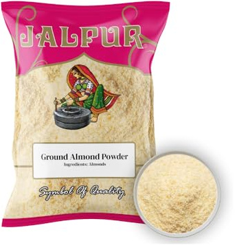Jalpur Ground Almonds – 1kg | Finely Ground Blanched Almond Flour | High in Calcium, Healthy Fats & Protein | Vegan | Ideal for Baking, Cooking, Low-Carb & Keto Recipes