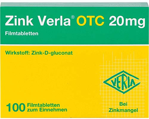 ZINK VERLA OTC 20 mg Filmtabletten 100 St