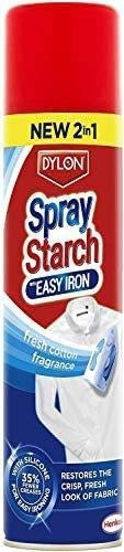 Dylon Spray Starch with Easy Iron 2 in 1 (pack of 12 x300ml)
