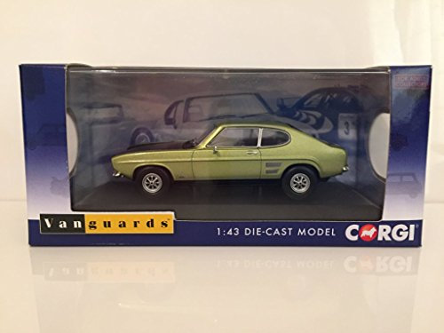 Corgi VA13310 Ford Capri Mk1 1600GT XLR Modell, Farngrün Metallic