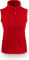 normani Damen Fleeceweste mit Stehkragen und extra winddichtem 280g Fleece Farbe Rot Größe L