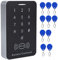 VBESTLIFE Serrure de Porte, RFID de Lecteur de Cartes de contrôle d'accès avec Clavier numérique et avec 10 Cartes pour Maison/Appartement/Bureau etc