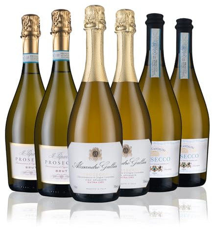 Laithwaites Prosecco Selection - Case of 6 Mixed Bottles (75cl) - Prosecco - Fresh & Light, Tasting Notes of Apples, Pears & Citrus