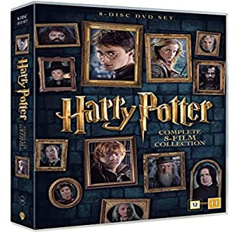 Warner Bros Harry Potter: La colección Completa de 8 películas (8 Discos) - DVD, en Inglés antiguo