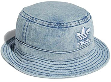 adidas Originals Unisex Washed Bucket Hat, Denim, ONE Size
