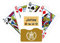 Traditionelles japanisches Sushi-Cruisine-Royal Flush-Poker-Spielkartenspiel
