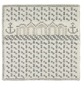 ÖJBRO VANTFABRIK Skaftö Snö“ gewebte Sitzkissen Sitzunterlage Stuhlkissen Wolle faltbar 43x43 cm Sitzmatte Schafwolle Folklore Sitzpolster Sitzauflage Indoor Outdoor Auto Natur/grau/beige