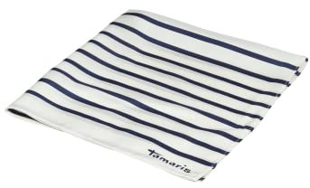 Tamaris Damen Gestreifter Schal AGRYS Blau Onesize