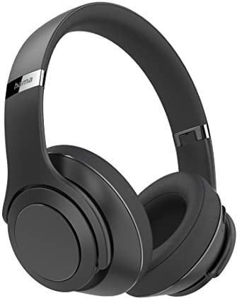 Hama Bluetooth Headphones Passion Turn (2-in-1 Over Ear Headphones and Bluetooth Speaker in One, Equalizer, Running Time 18 Hours, Foldable Wireless Headphones with Voice Control, Microphone) Black