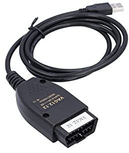 Akozon OBD2 Diagnosekabel, OBDII 16Pin Diagnoseadapter für ATMEGA162 16AU 1721H FT232RQ Support Bootloader +